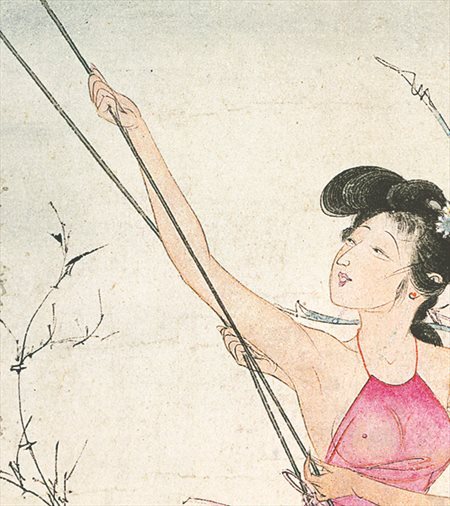 武陵-胡也佛的仕女画和最知名的金瓶梅秘戏图